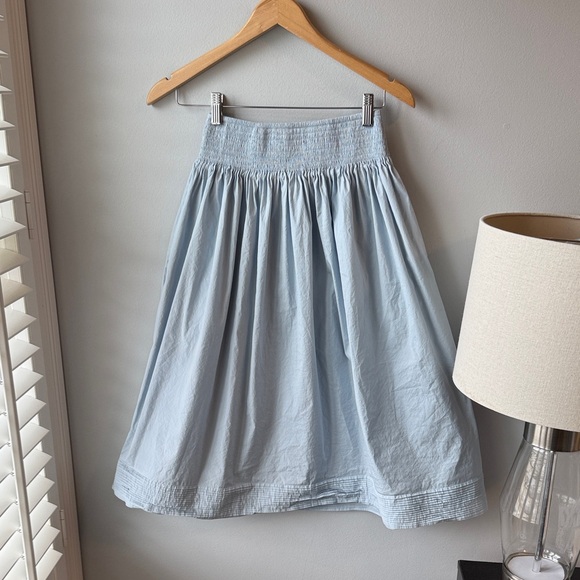 COS Dresses & Skirts - COS Light Blue Elastic Waist Midi Skirt